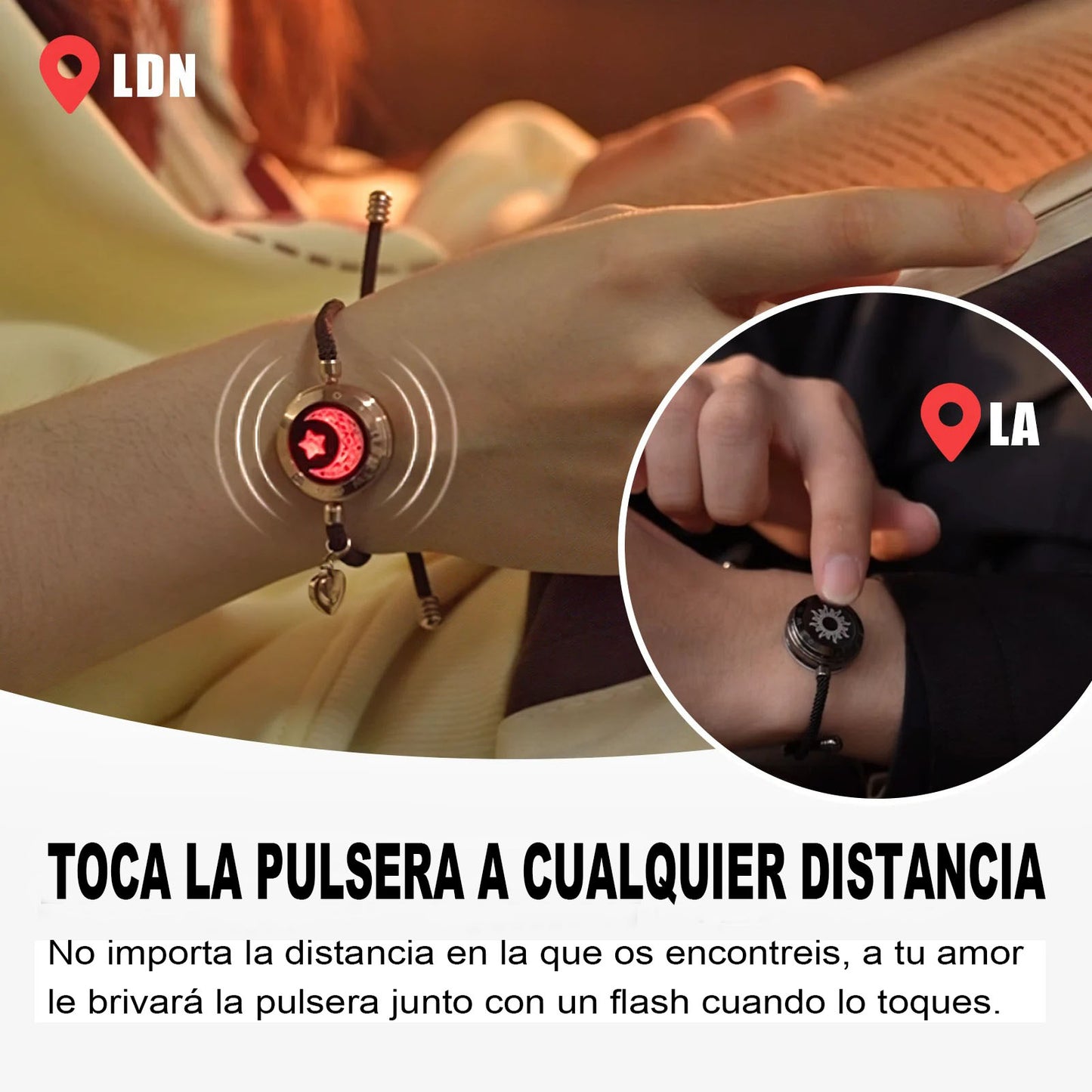 Autentica Pulsera del Amor a Distancia